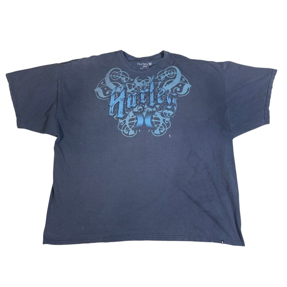 y2k 2000s Hurley affliction grunge style tshirt 3XL skater surfwear indie emo